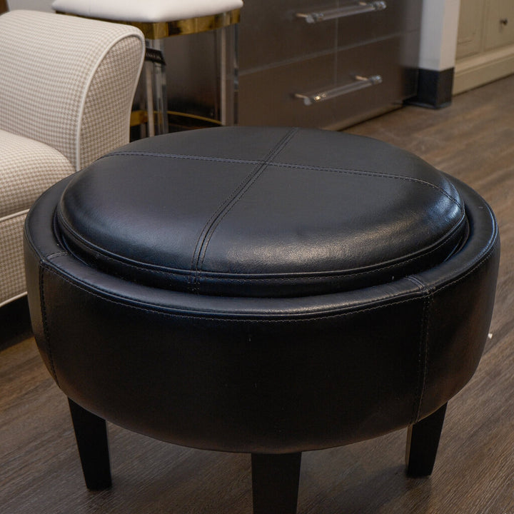 Flip-top Ottoman Tray Table - Acosta's Home