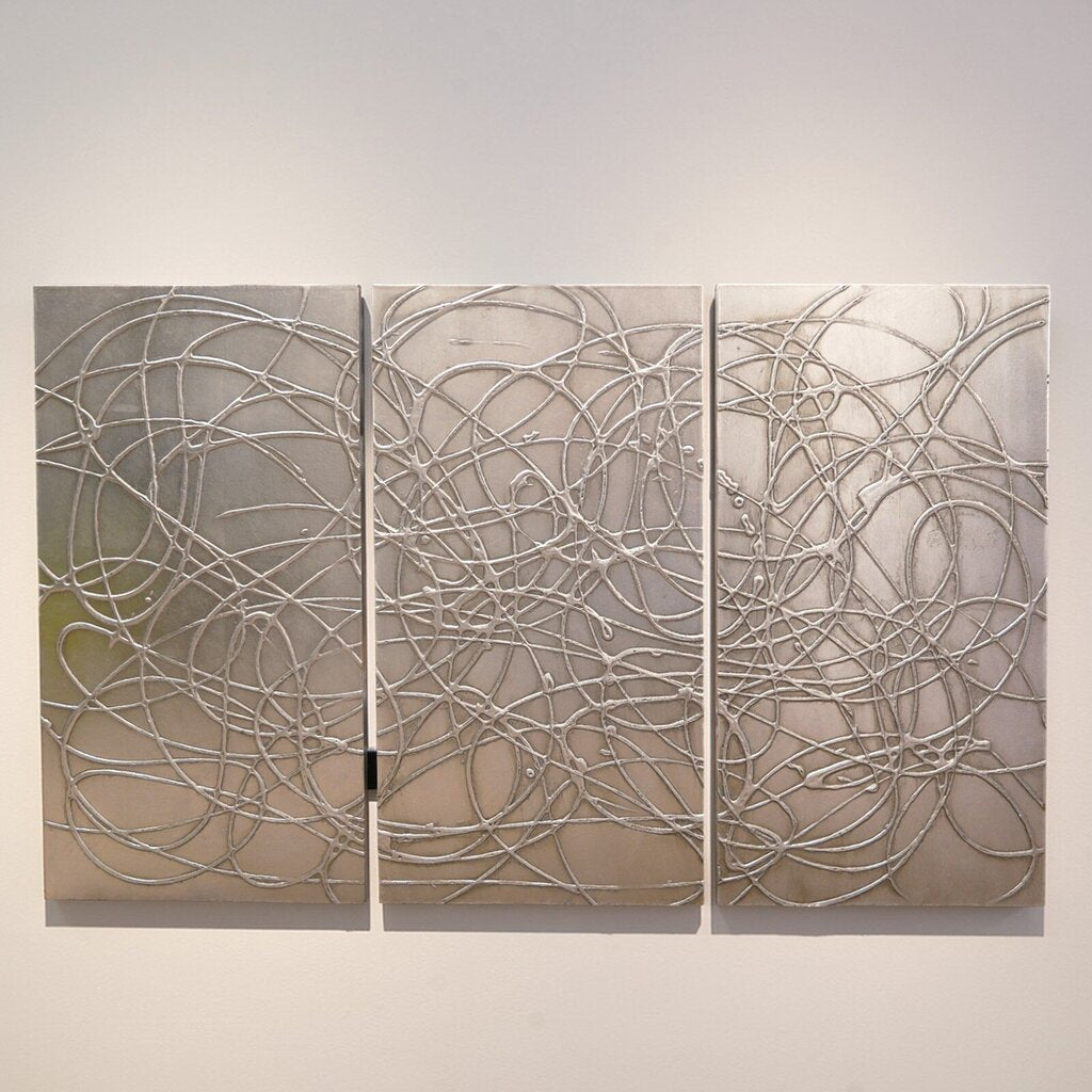 Abstract Triptych Art Panel - Acosta's Home