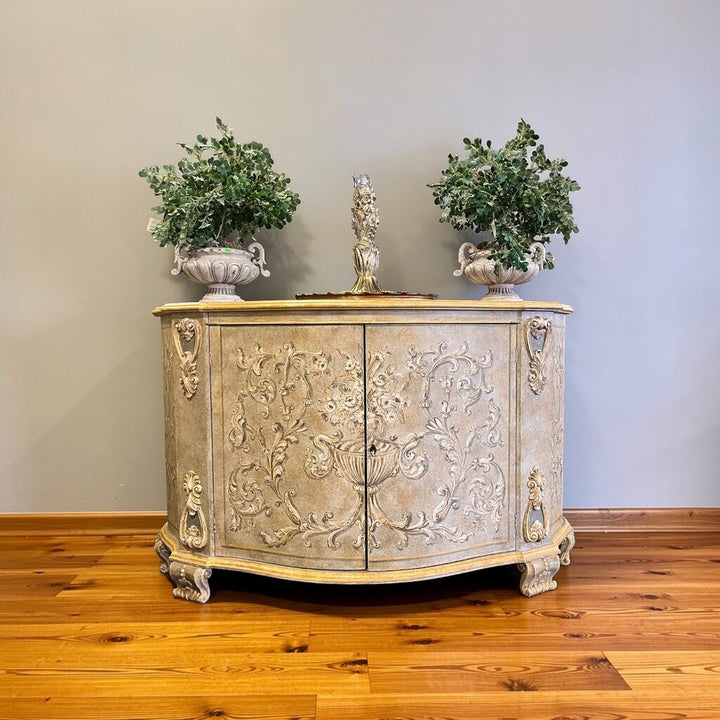 Orig Price $2876 - Painted Console Cabinet