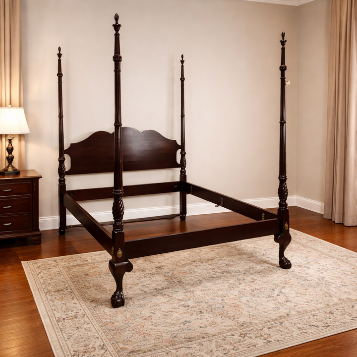 Orig Price $2400 - Four Poster Queen Bed