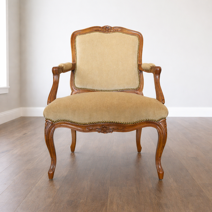 Orig Price $1050 - Custom Louis XV style Arm Chair
