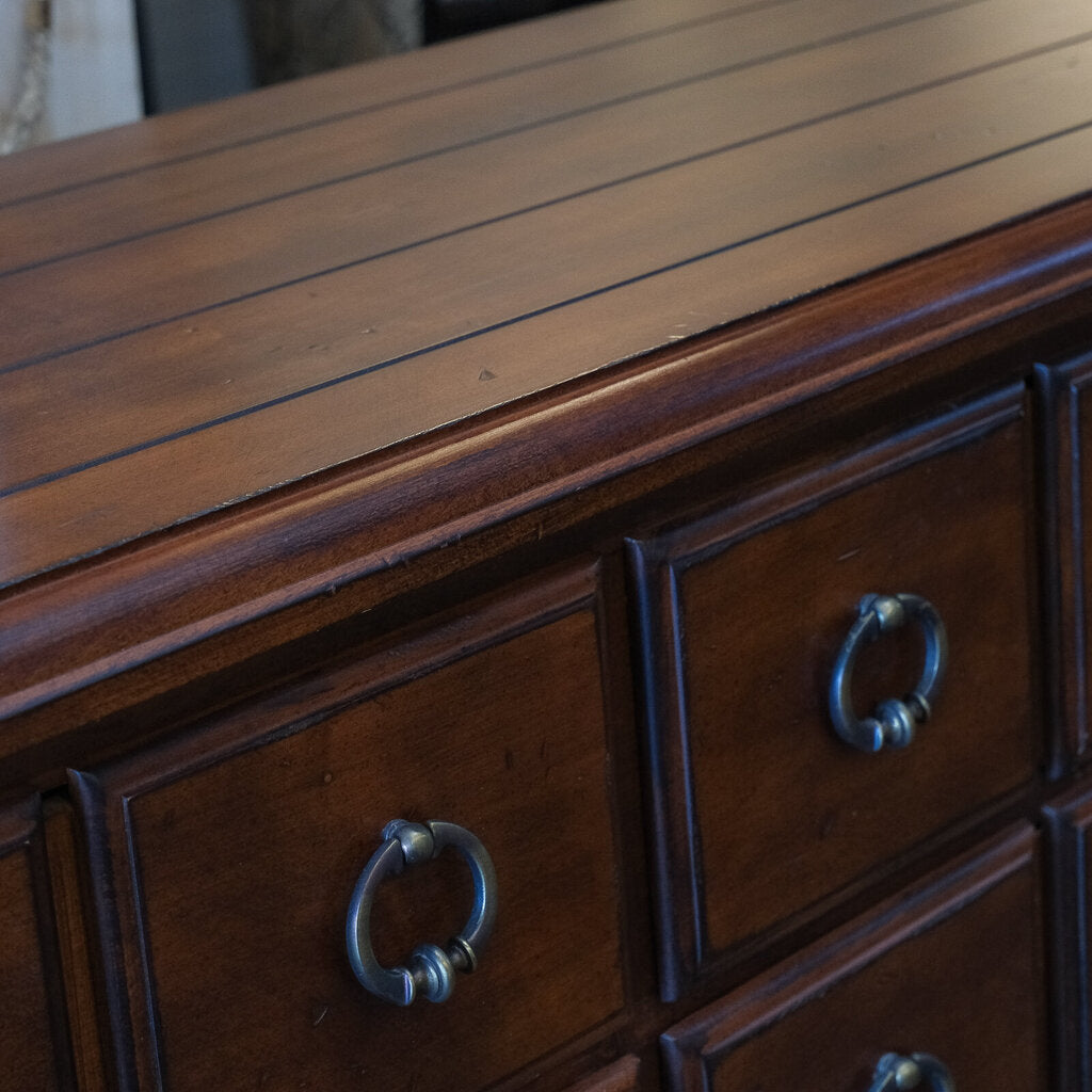 7 Drawer Apothecary-style Console Table