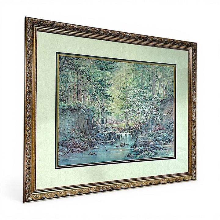 Orig. Price $750 - Framed Nature's Retreat Painting LE Print
