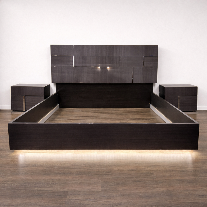 Orig. Price $2589 - Montecarlo King Bed with Light Kit