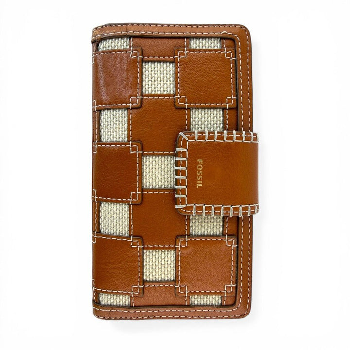 Orig Price $85 Logan Tab Patchwork Clutch