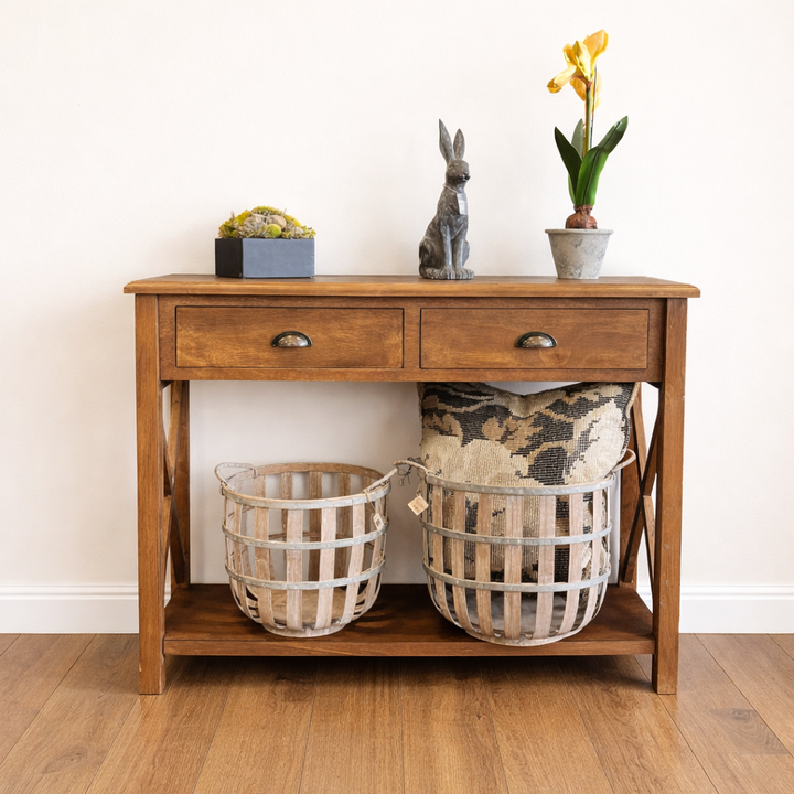 Orig Price $360 - Sofa Table w/ 2 Drawers
