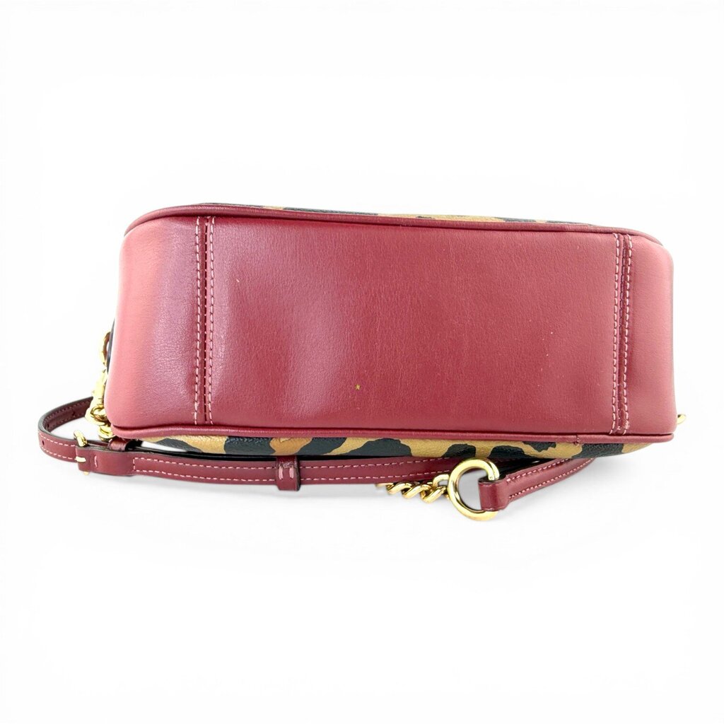 Leopard Print Chain Crossbody