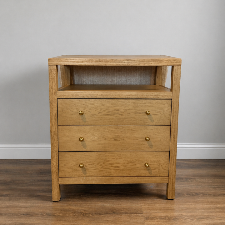 Orig Price $1099 - Nora 3 Drawer Nightstand