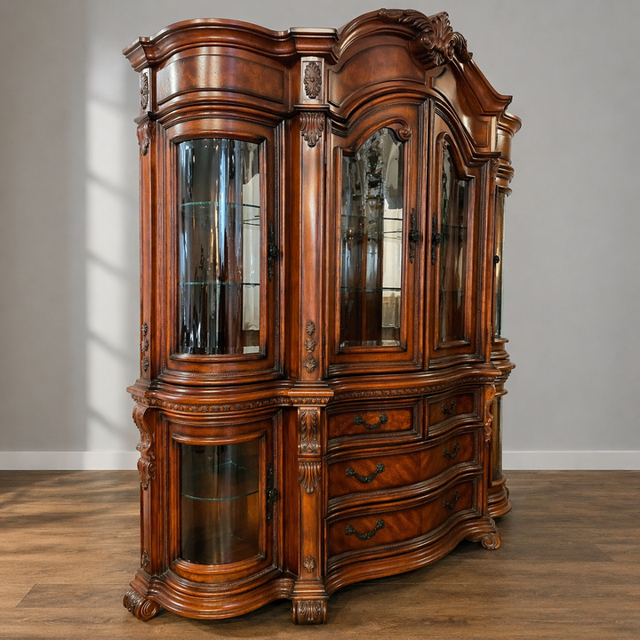 Versailles Lighted China Cabinet