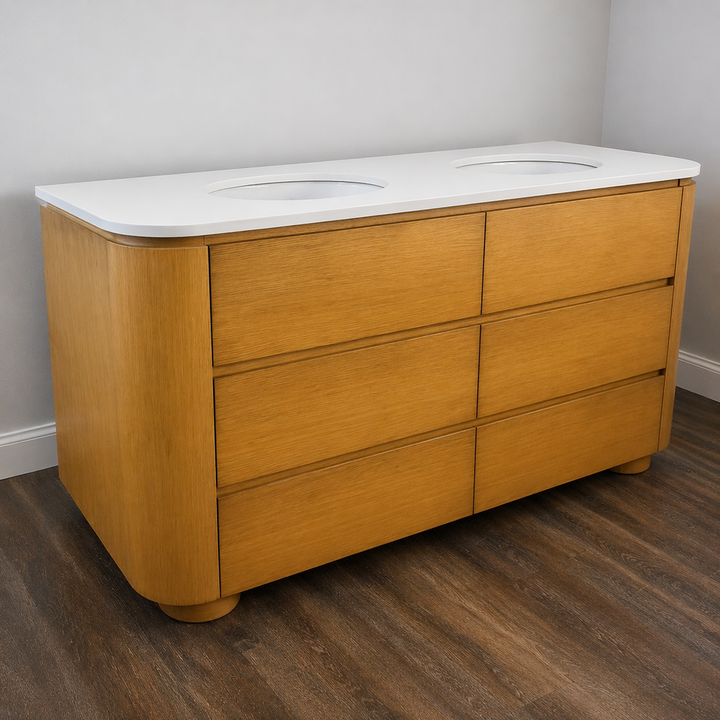 Orig Price $3399 - Genoa Dual Sink Vanity