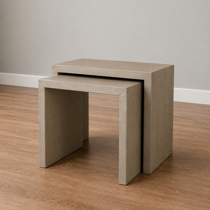 Orig Price $499 - 2 piece Waterfall Nesting Table