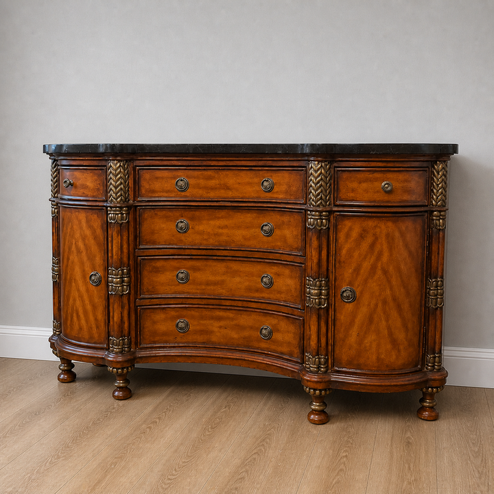 Orig Price $1250 Bowfront Buffet Cabinet