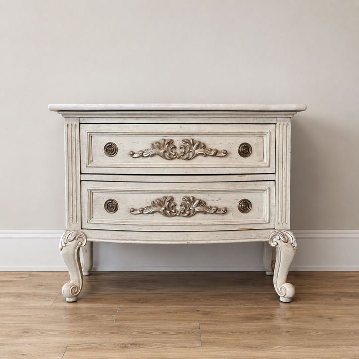 Orig Price $3000 - Night Stand w/ Marble Top
