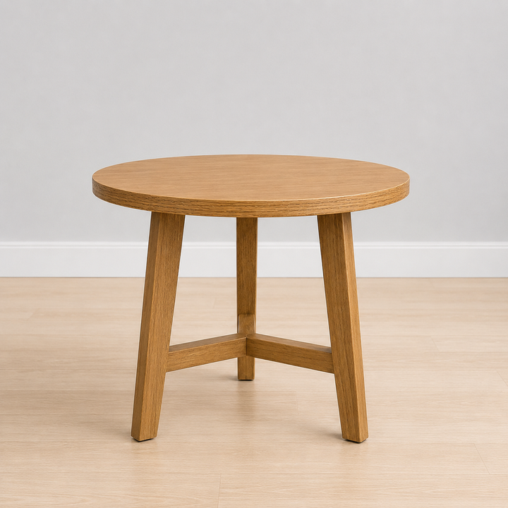Scandinavian-style Round Accent Table