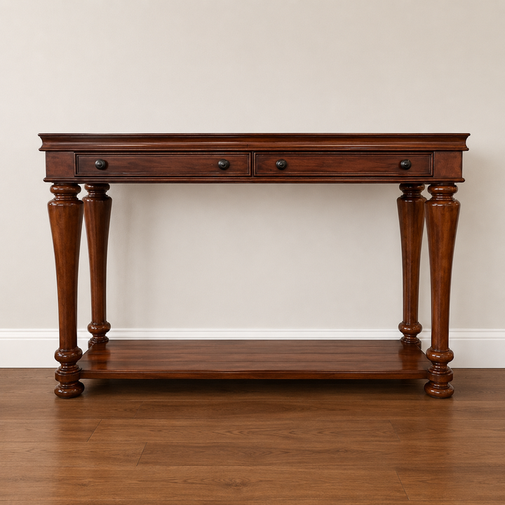 Orig Price $900 - Sofa Table w/ 2 Drawers