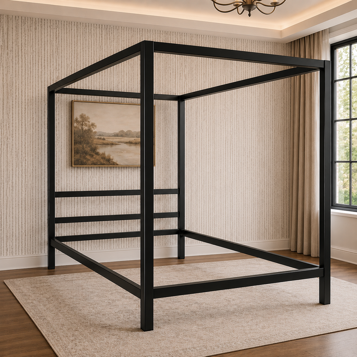 Orig. Price $1,799 - Architecture Canopy Queen Bed