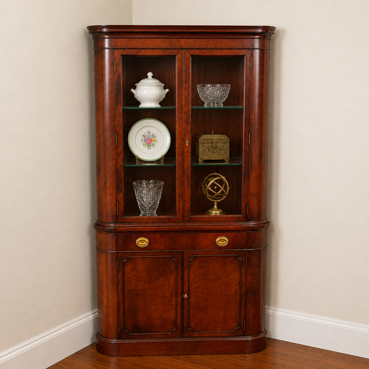 Vintage Corner Hutch