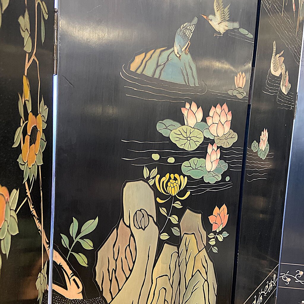 4 Panel Coromandel Folding Screen