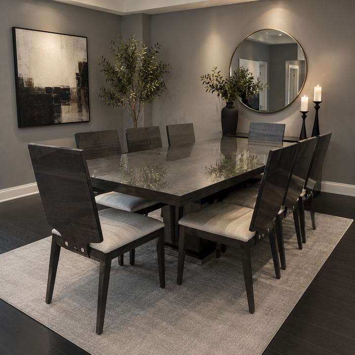 Orig. Price $6,052 - Montecarlo Dining Table w/ 8 Chairs