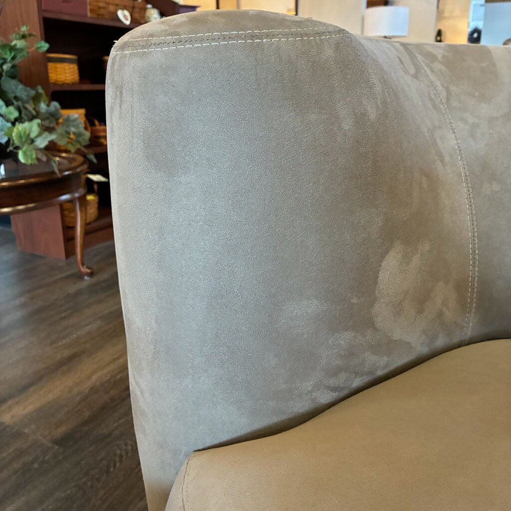 Vladimir Kagan Inspired Nautilus Swivel Chair with Ottoman