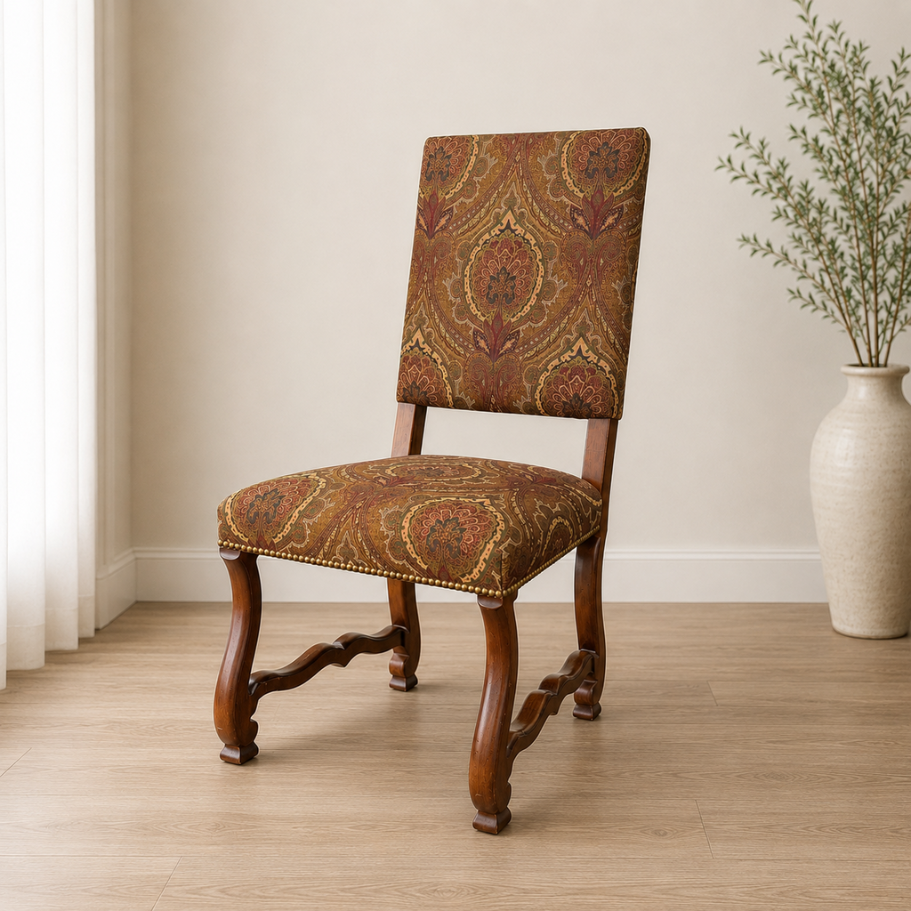 Orig. Price $500 - Paisley Upholstered Side Chair
