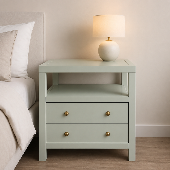 Orig. Price $538 - Nora 2 Drawer Nightstand