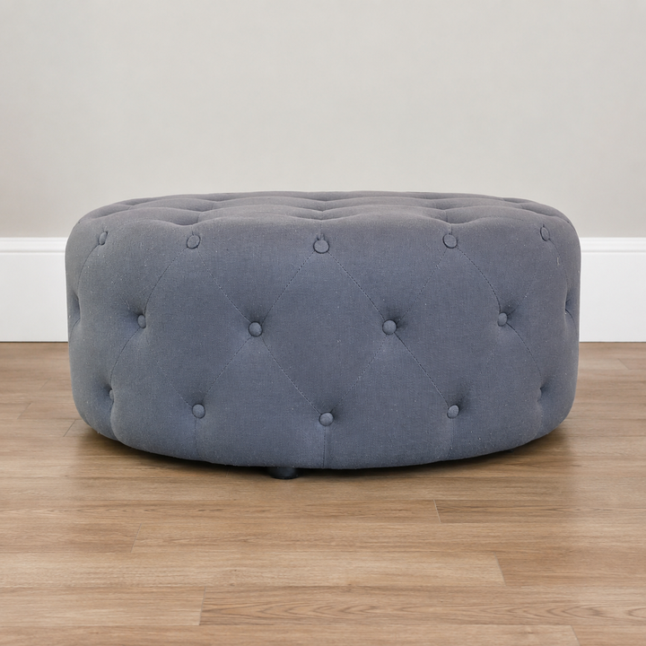 Orig Price $350 - Round Tufted Ottoman