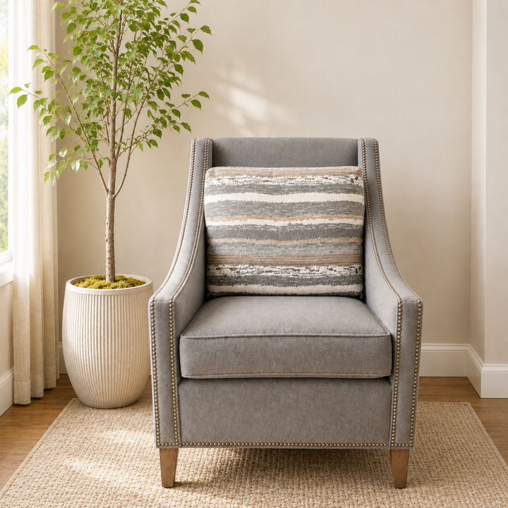 Orig. Price $1,600 - Callie Armchair w/ Nailhead Trim