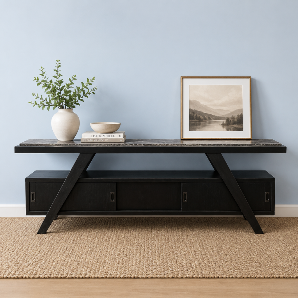 Orig. Price $1,990 - A-Frame Media Console