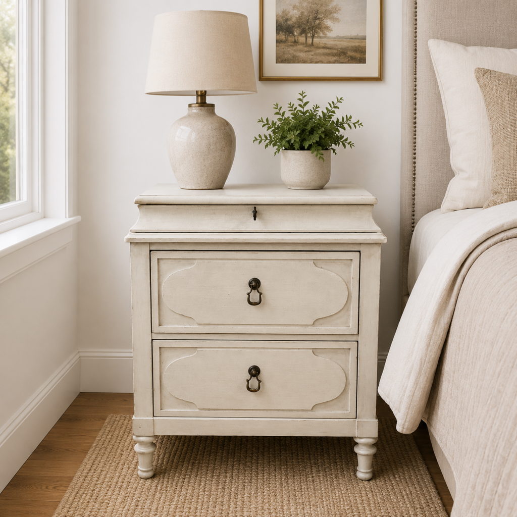 Orig. Price $800 - Postscript Bedside Chest