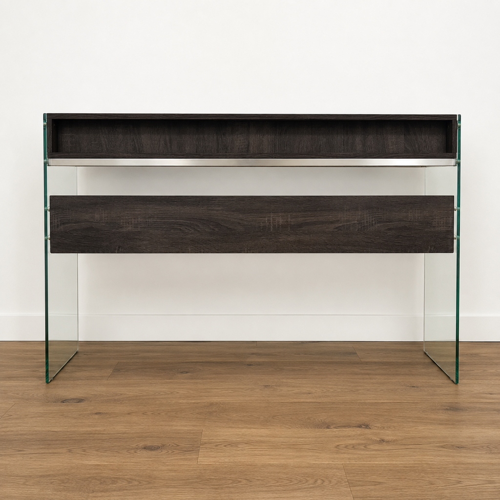 Orig Price $236 - Wood & Glass Desk