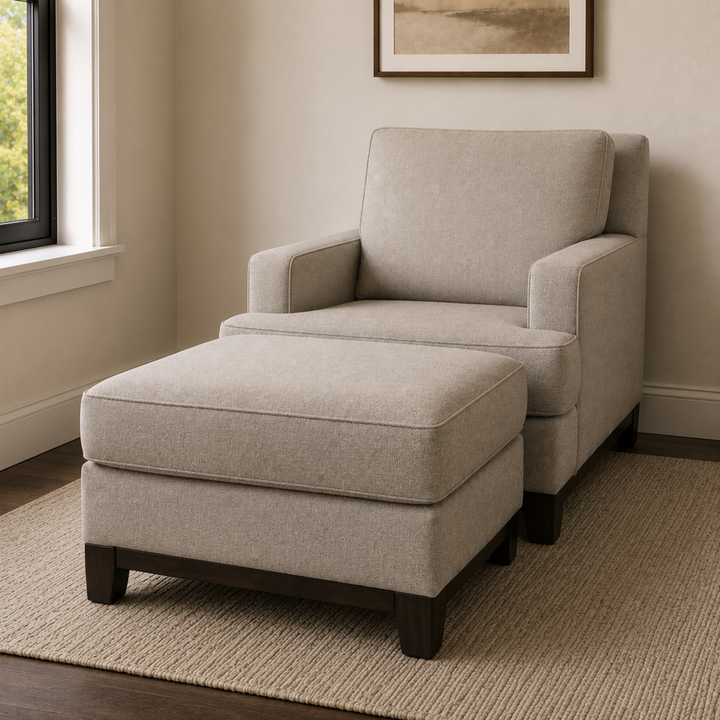 Orig. Price $1,000 - Chair & Ottoman