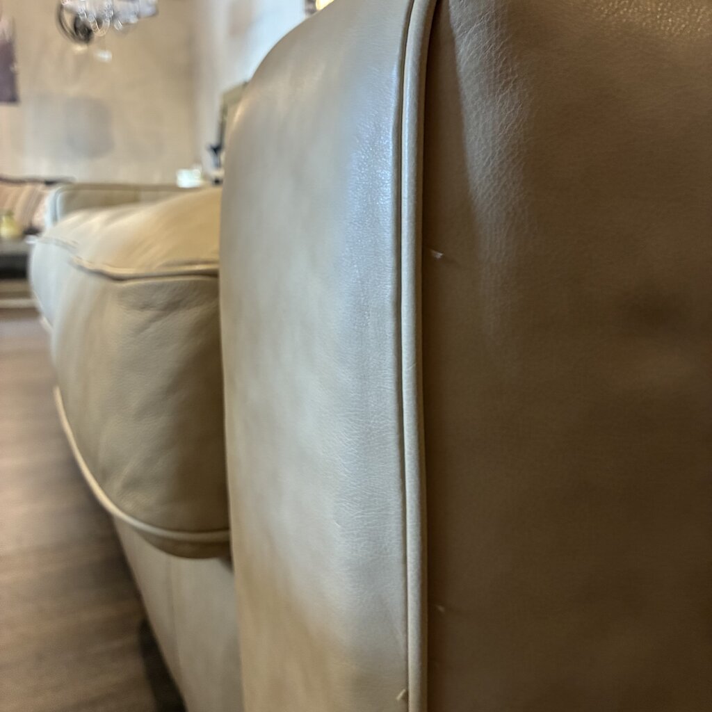 Orig. Price $1,600 - Home Essentials Collection Leather Sofa