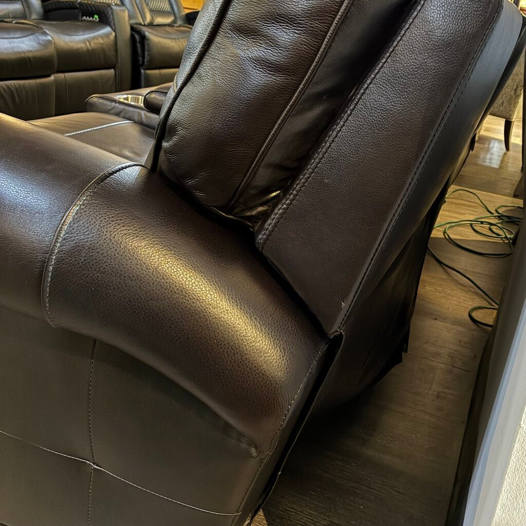 Roll Arm Manual Rocking/Recliner Loveseat