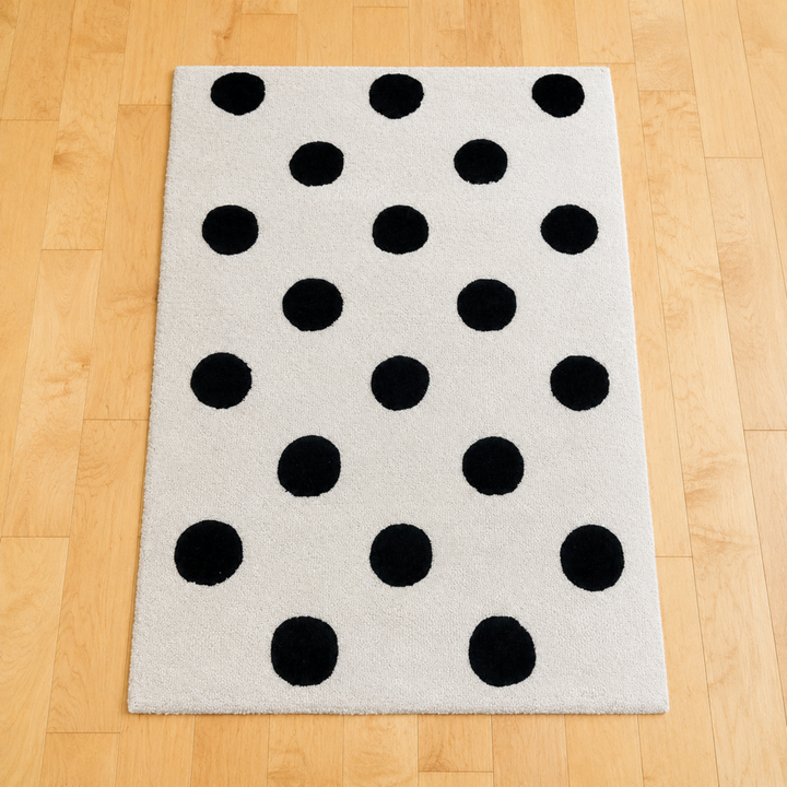Orig. Price $104 - Polka Dot Area Rug