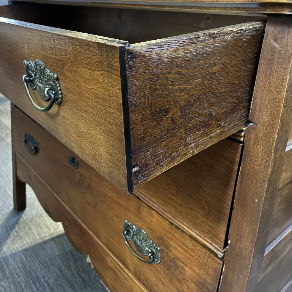 Antique Vanity w/ Swing Mirror
