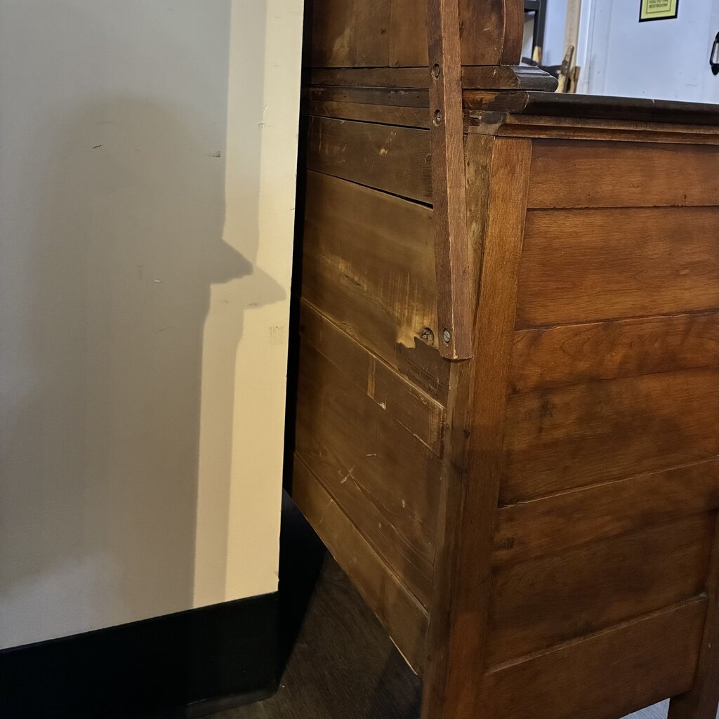 Antique Vanity w/ Swing Mirror