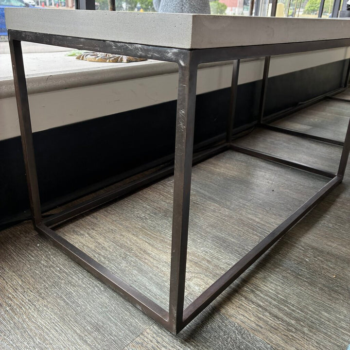 Stone & Metal Shelving Unit