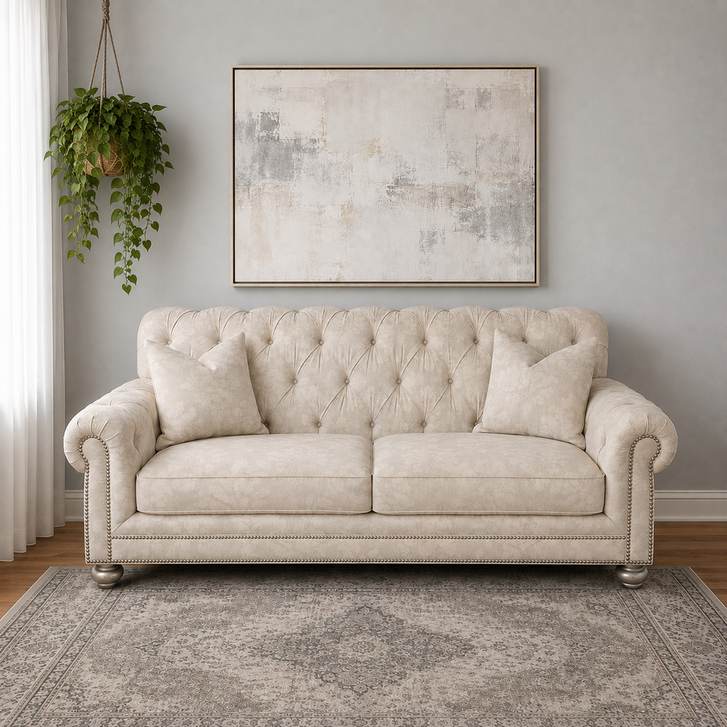 Orig. Price $4,128 - Chadwick Sofa w/ 2 Accent Pillows