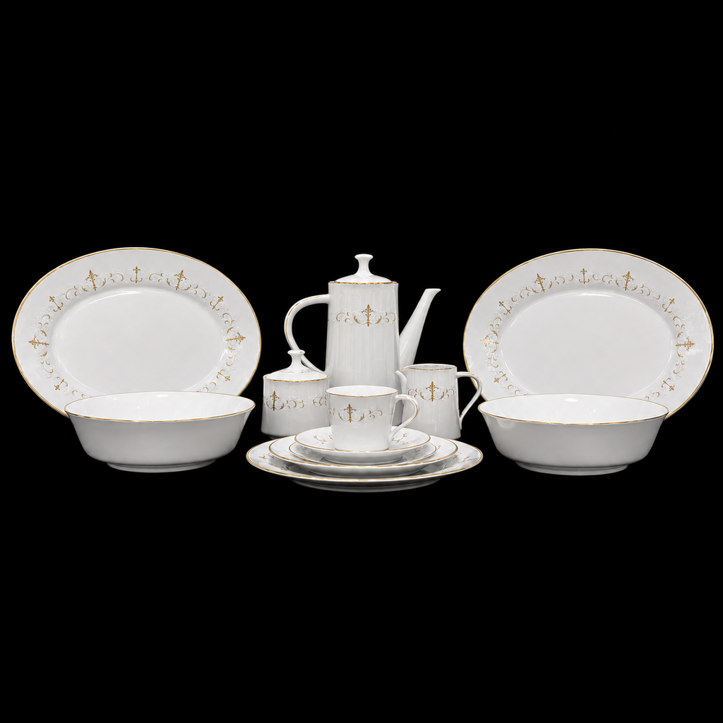 Noritake Courtney 10 Place Setting w/ Extra Dishes