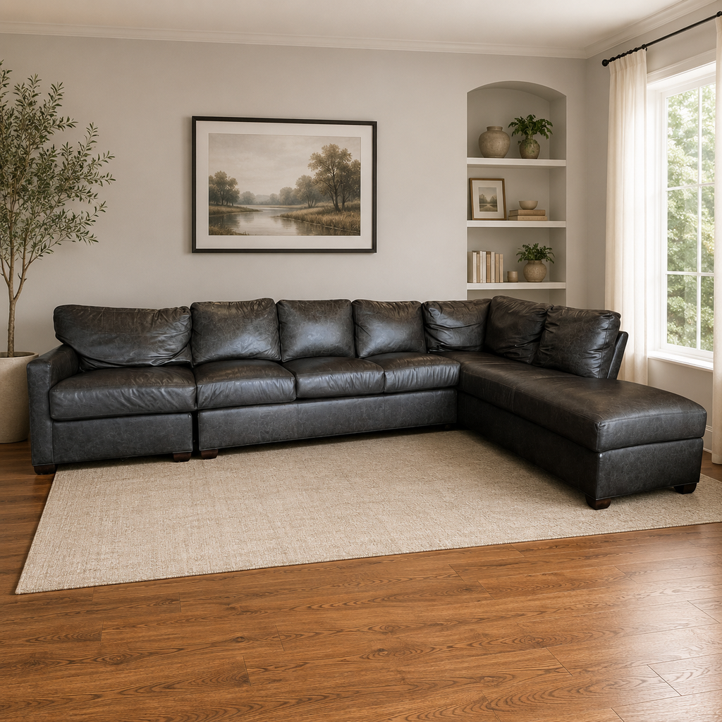Leather Sectional