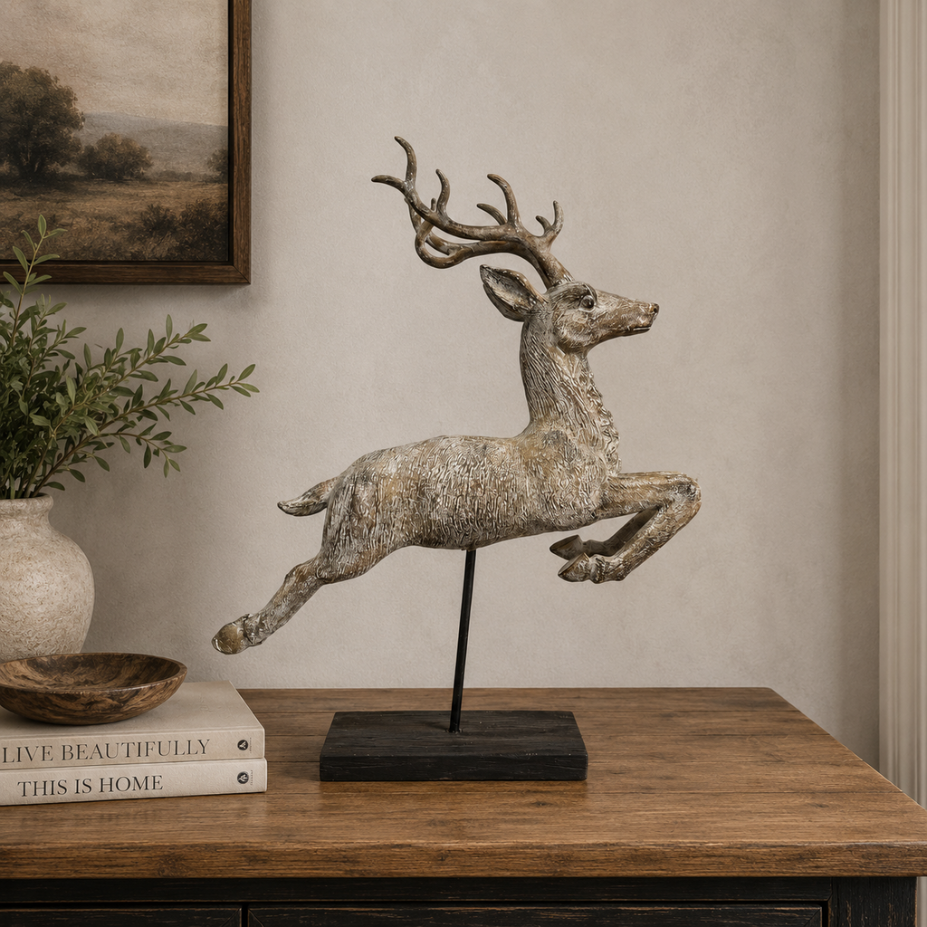 Tabletop Leaping Stag