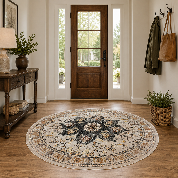 4" Round Rug