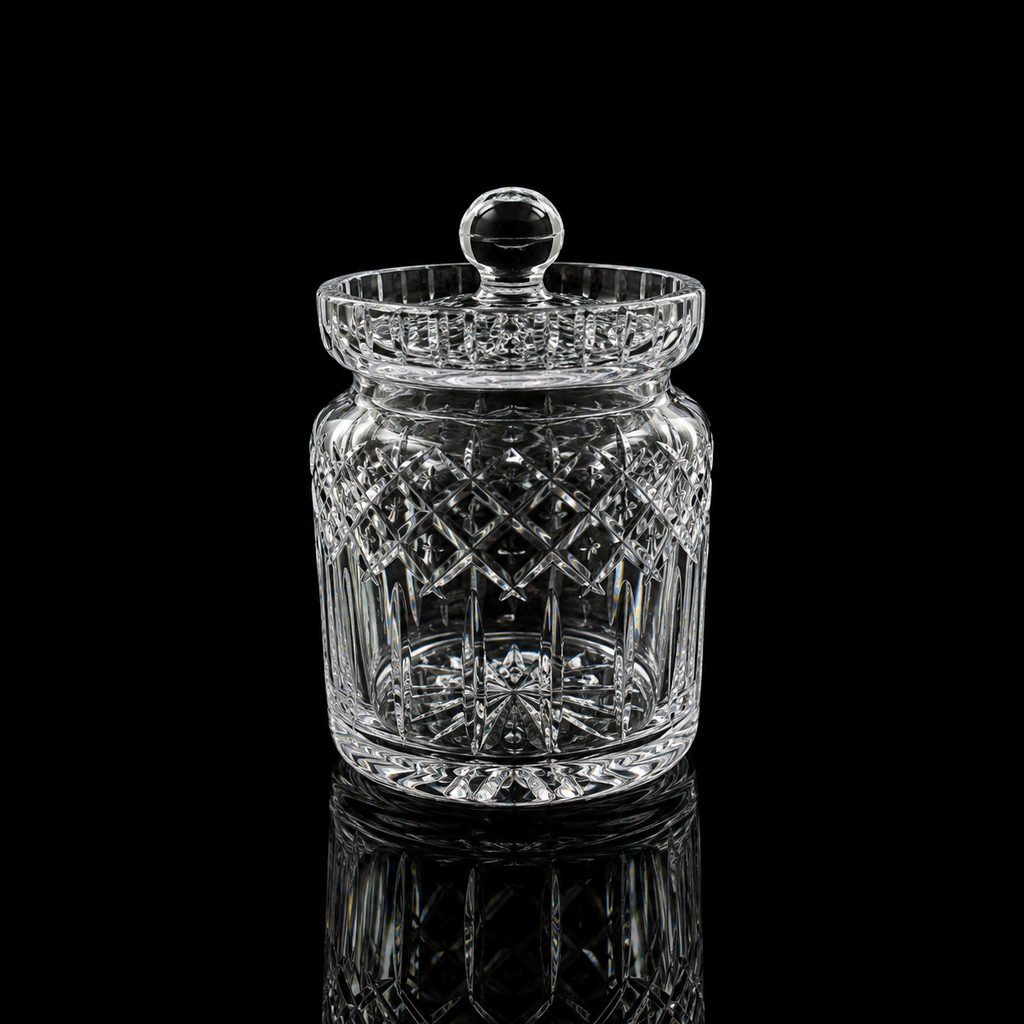 Orig Price $180 - Crystal Biscuit Jar