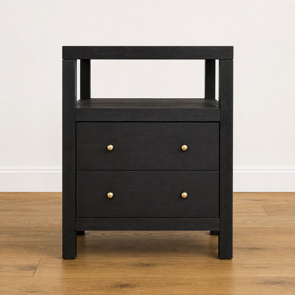 Orig. Price $529 - Nora 2 Drawer Nightstand