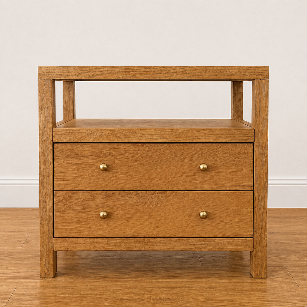 Orig. Price $529 - Nora 2 Drawer Nightstand