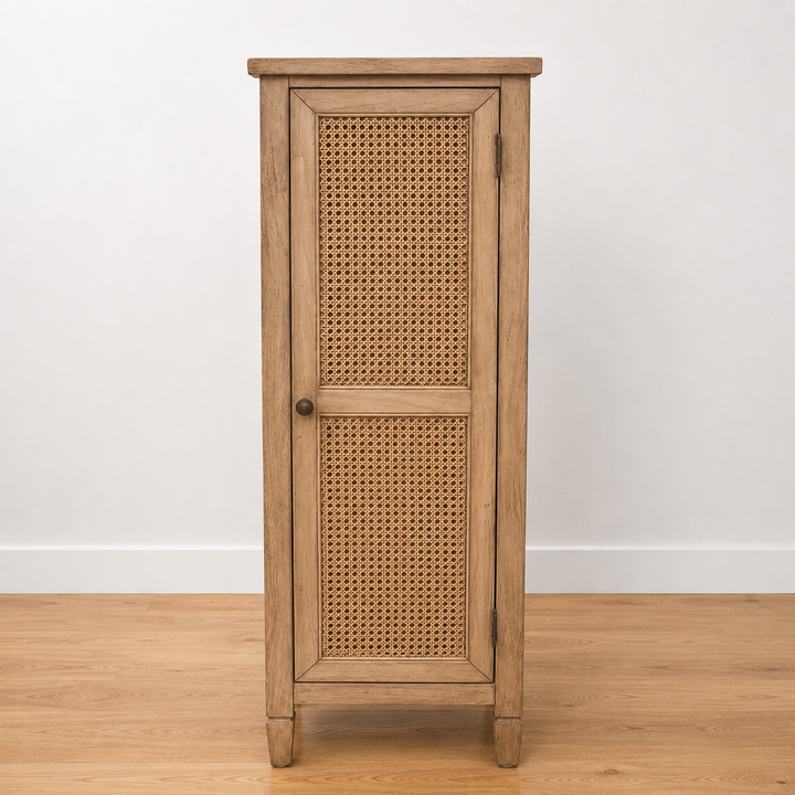 Orig Price $550 - Cane Linen Cabinet