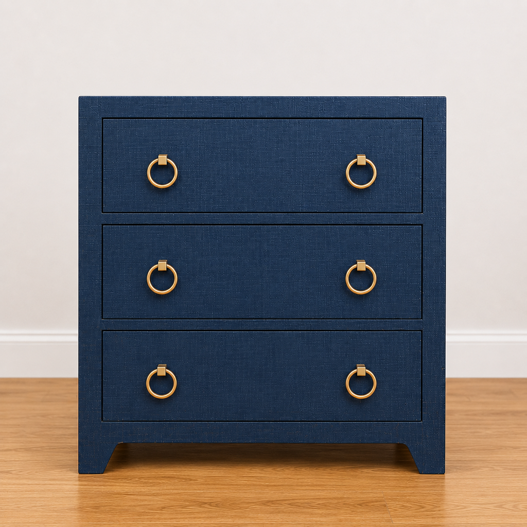 Orig. Price $1899 - Bar Harbor Raffia 3 Drawer Chest