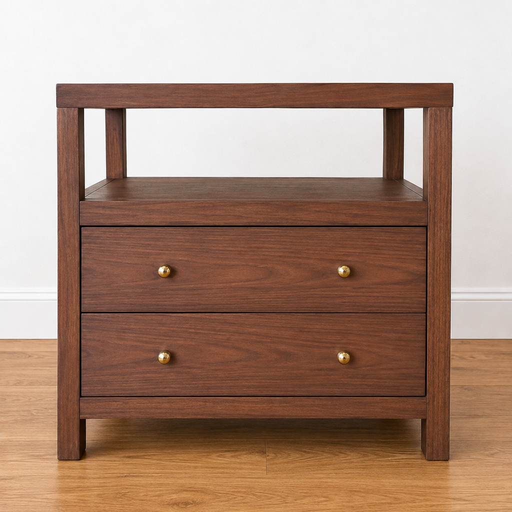 Orig. Price $529 - Nora 2 Drawer Nightstand