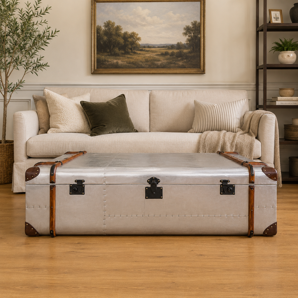Orig Price $3025 - Richards' Trunk Cocktail Table